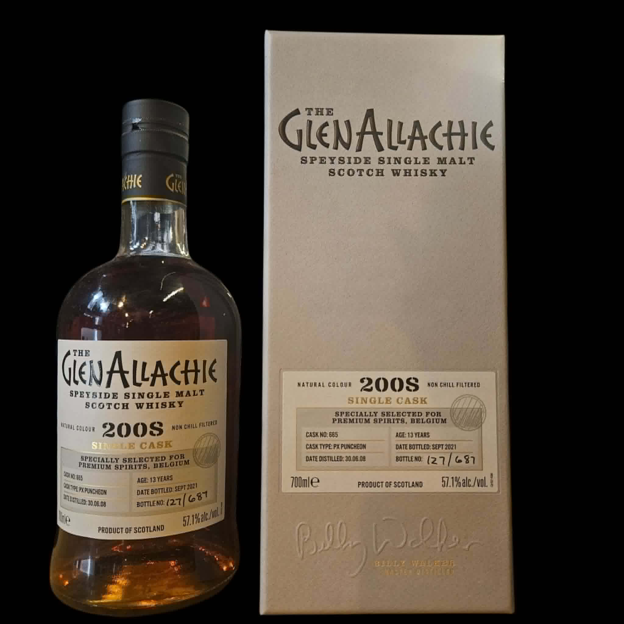 * Glenallachie 2008 Single Cask 57,1% (2021)