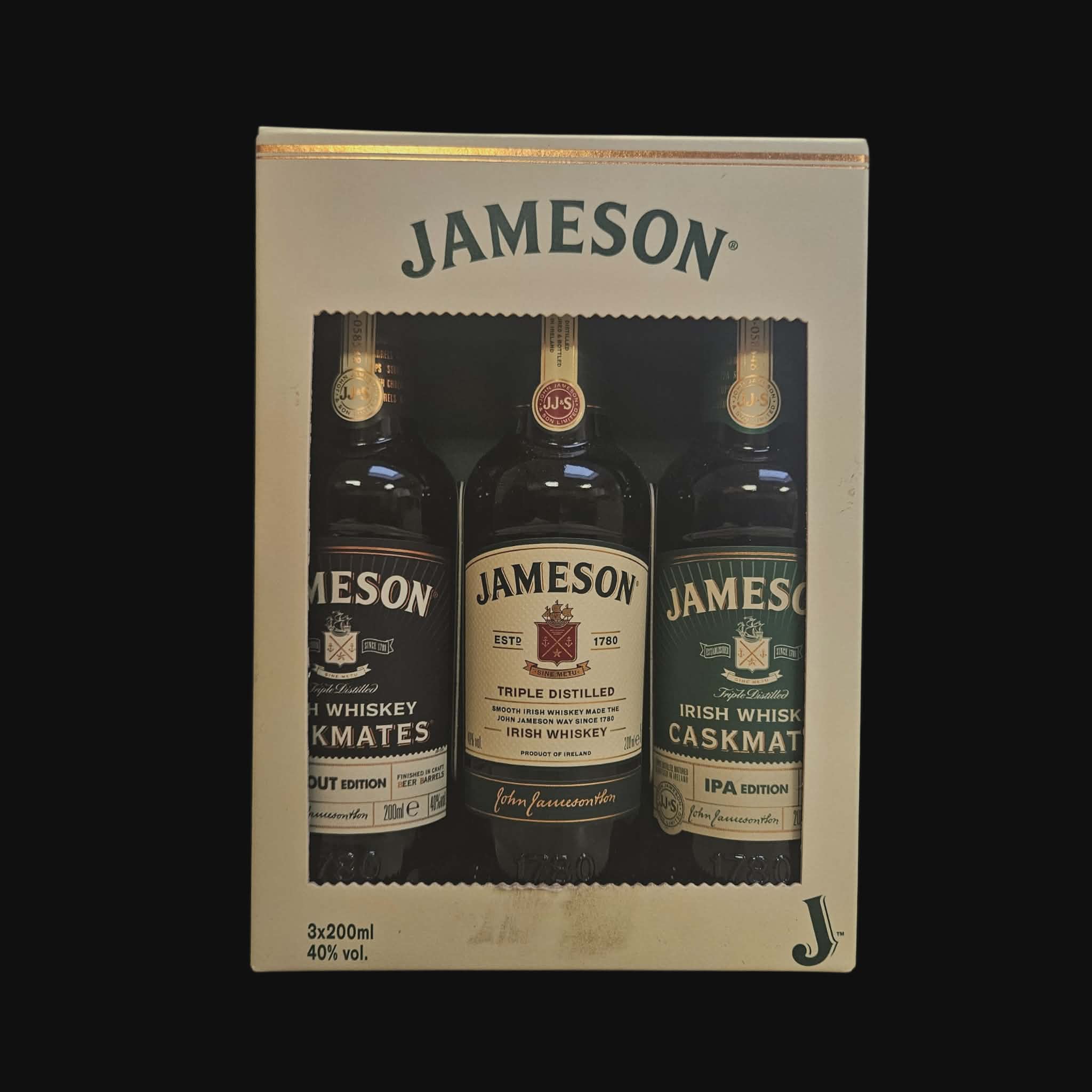 Jameson Irish Whiskey – Tasting Gift Pack (3×200 ml)