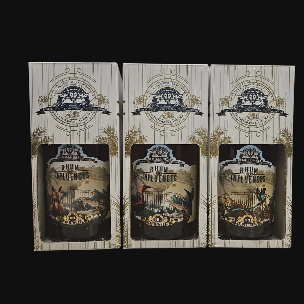 Famille Ricci – Rhum Influences (3x 70cl)