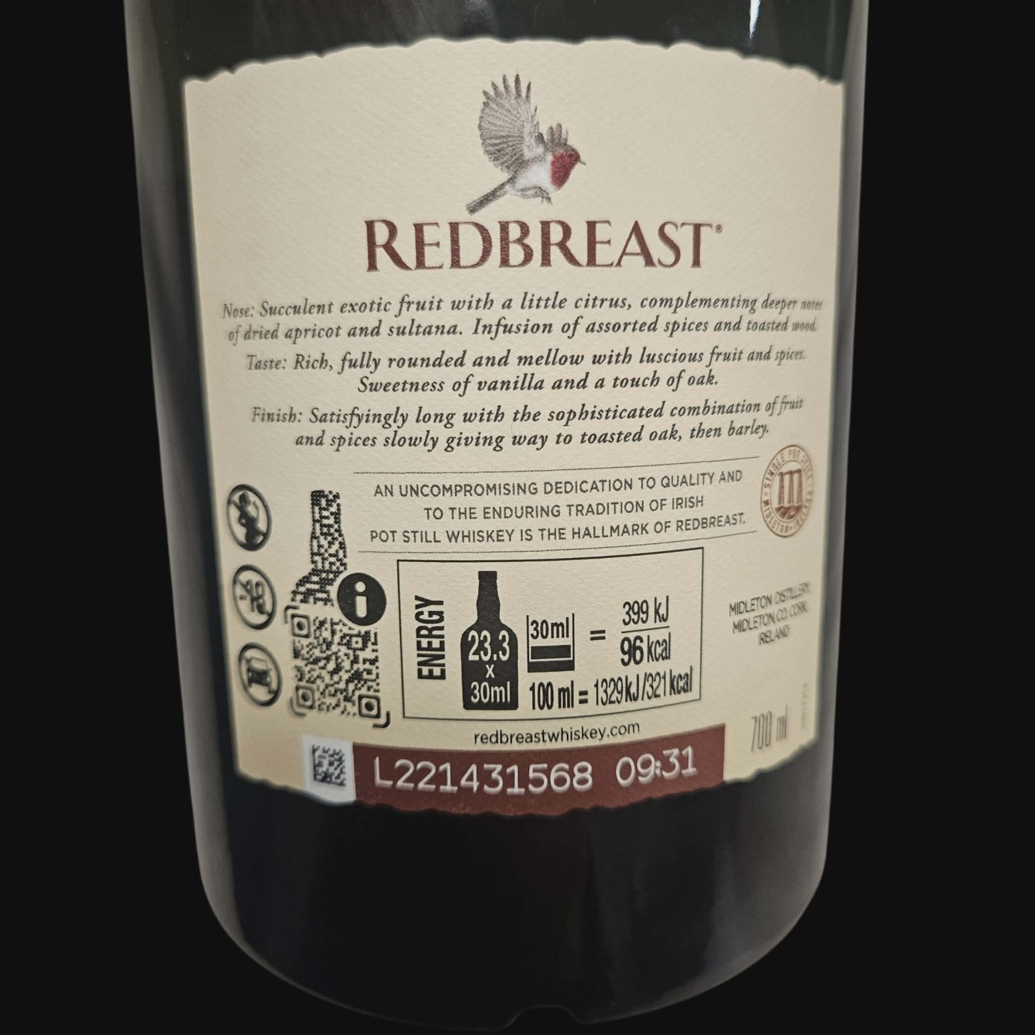 Redbreast 12 Year Old – Cask Strength (2022)