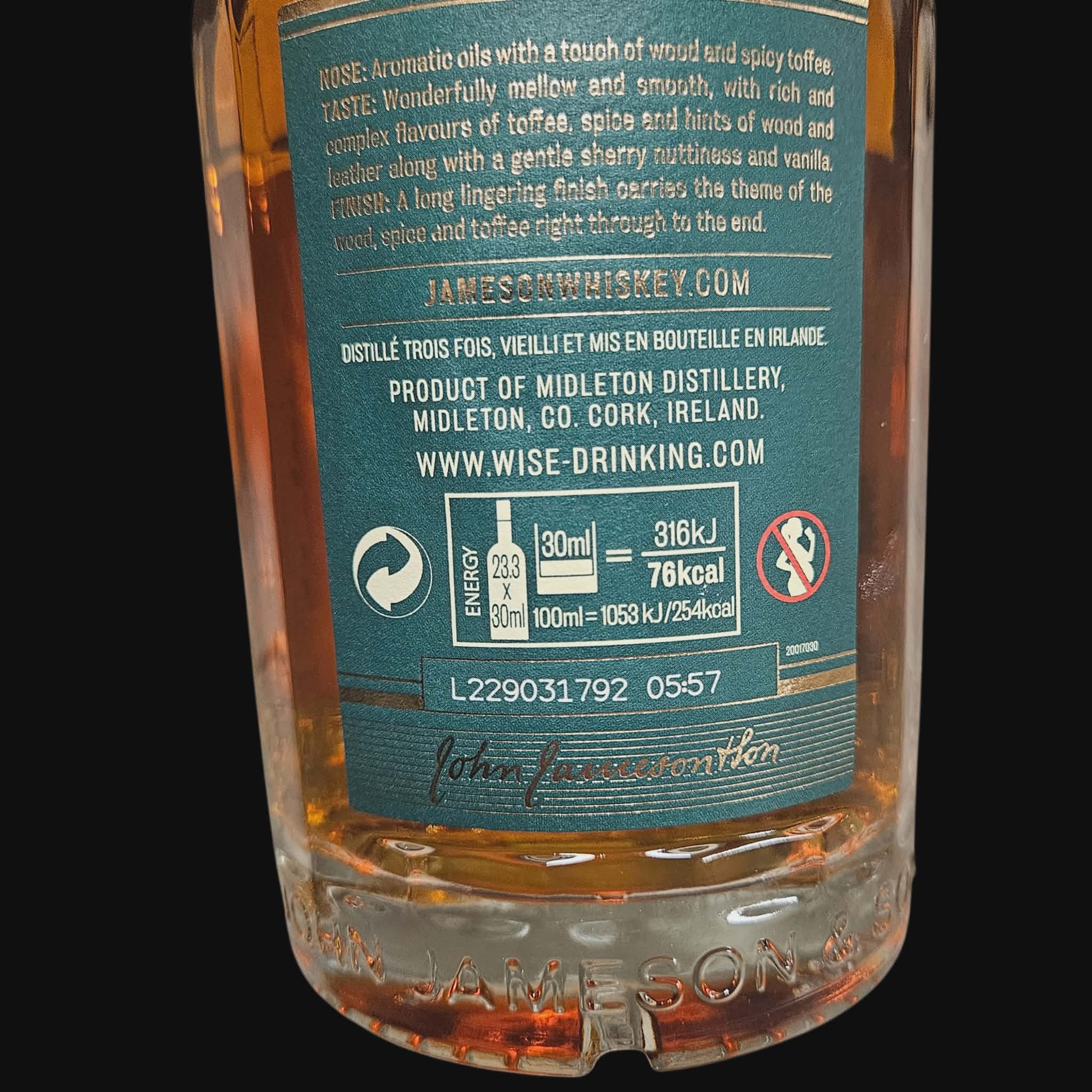 Jameson 18 Years – Triple Distilled (2022)