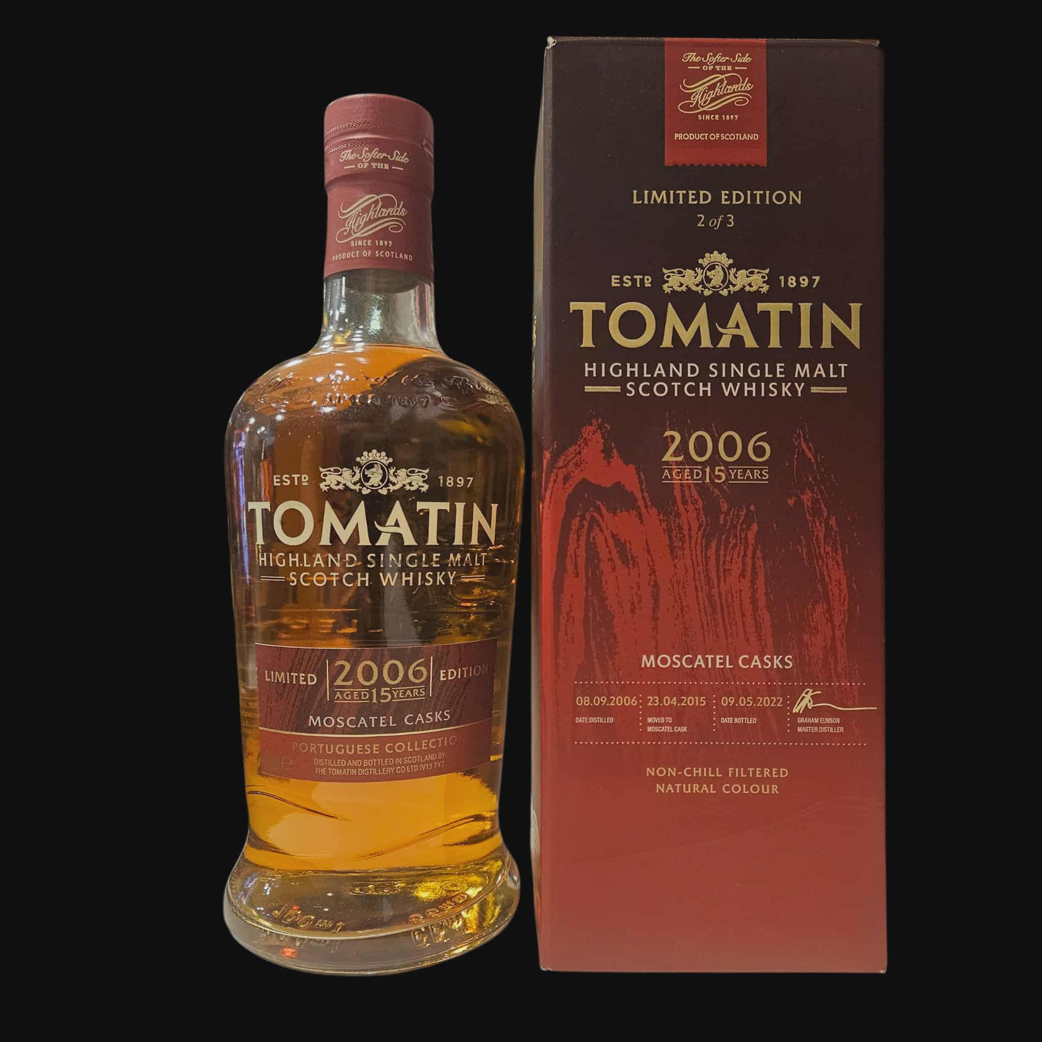 Tomatin 2006 – Portugiesische Kollektion – Moscatel-Fässer ( 2022 )