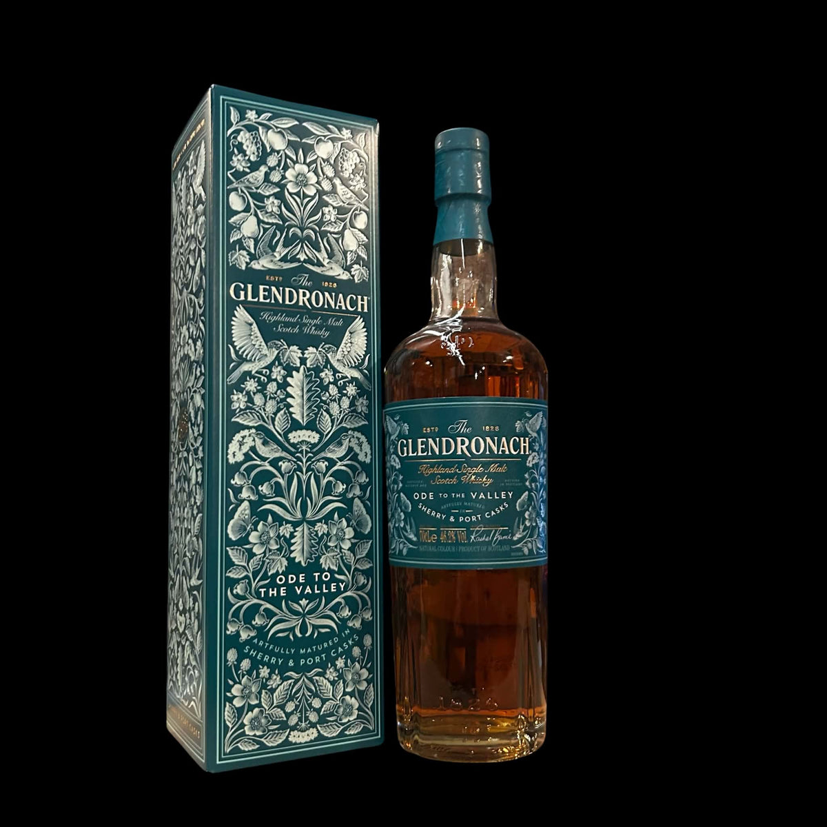 The GlenDronach Ode to the Valley 46,2% 70cl met originele groene geschenkdoos