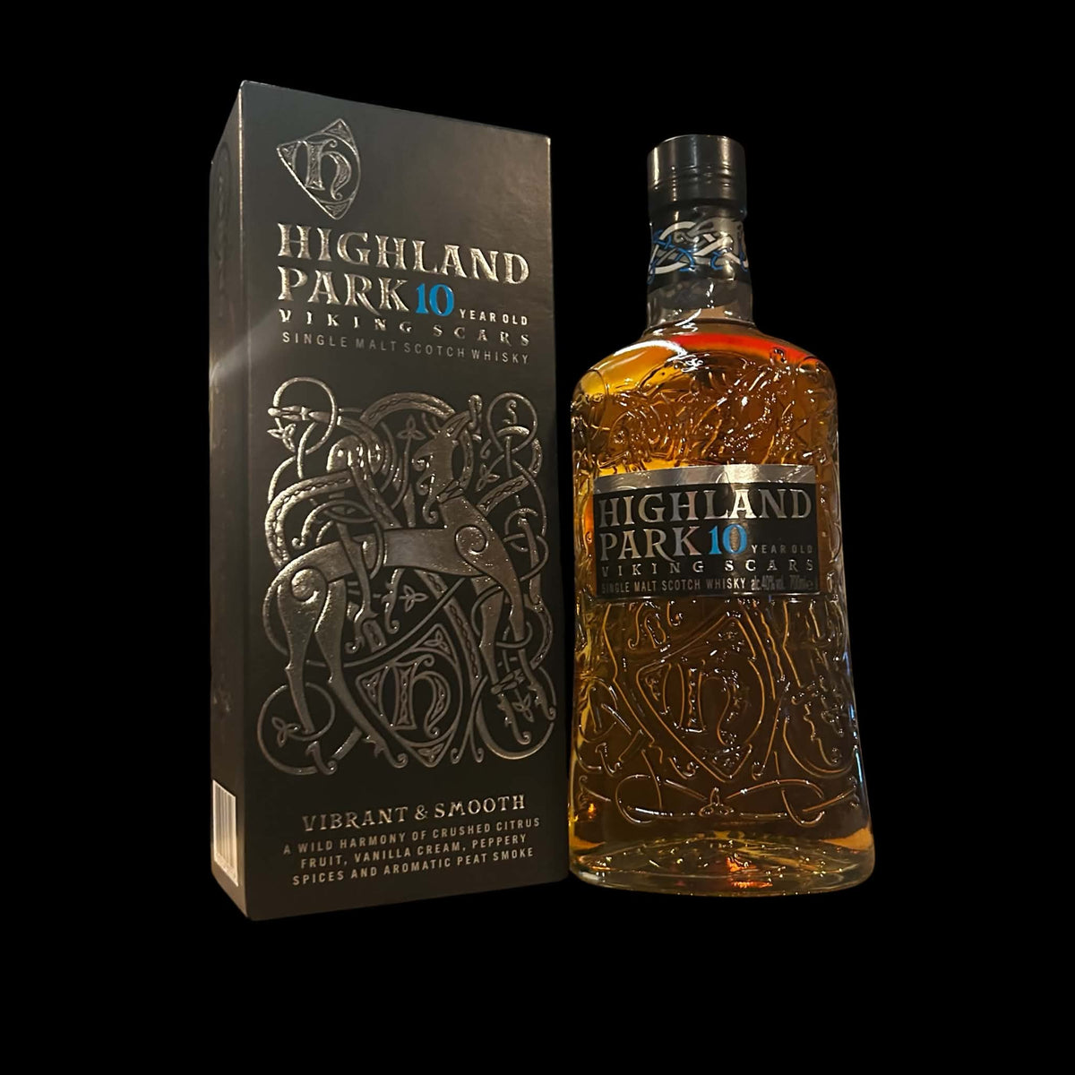 Highland Park 10 Years Viking Scars whisky 70cl met originele koker