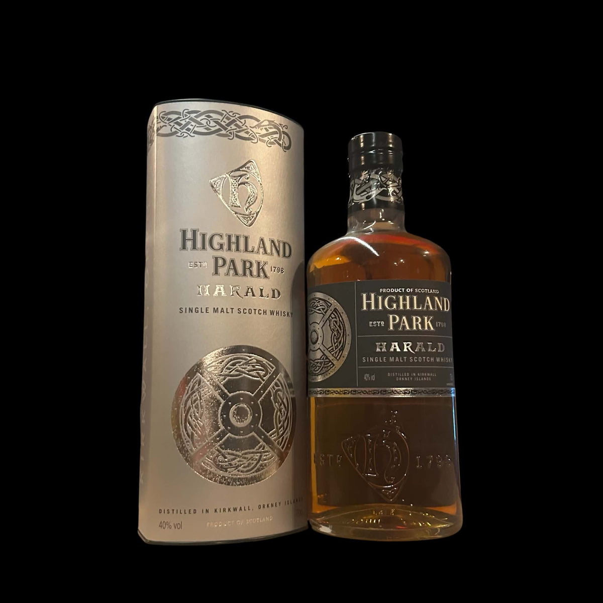 Highland Park Harald Warrior Series 70cl met originele zilveren koker