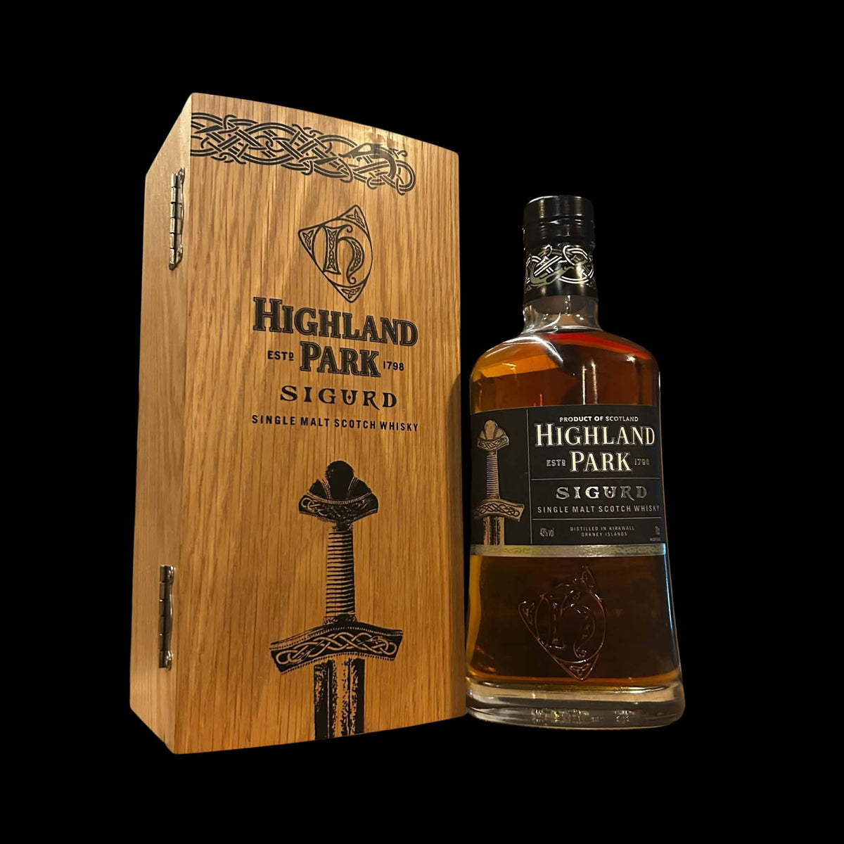 Highland Park Sigurd Warrior Series 2013 70cl houten presentatiebox