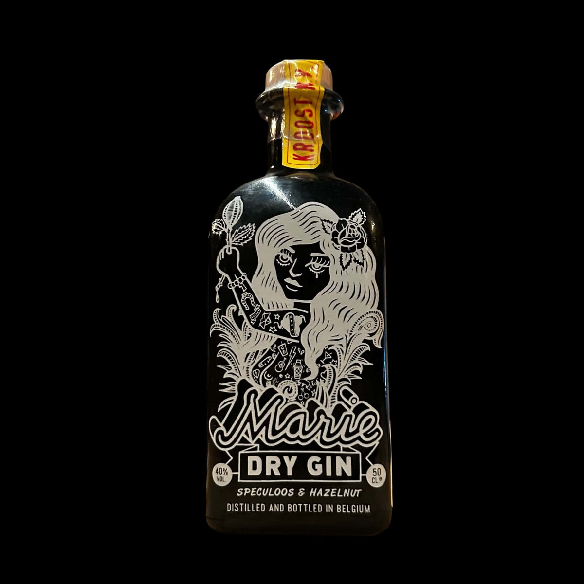 Marie Dry Gin speculoos en hazelnoot 40 procent 50cl Belgische gin